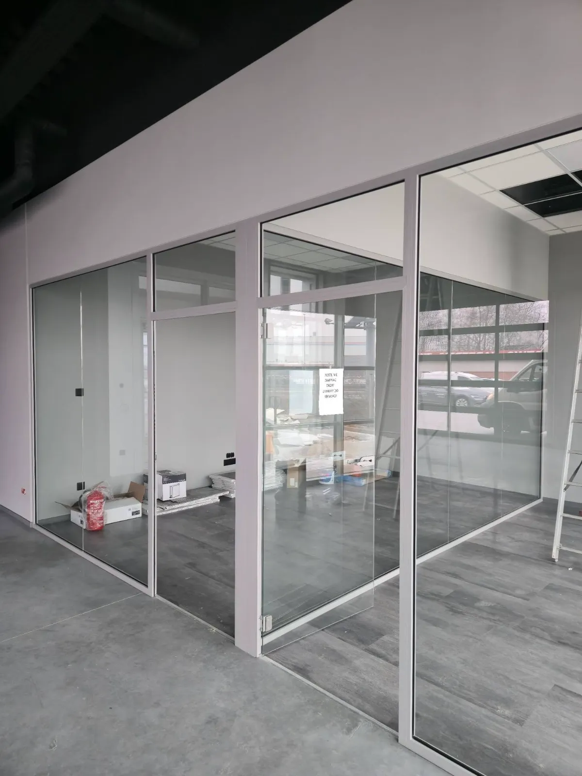 Realizacja ściana konsturkcja szklana Energodesign w Kaliszu